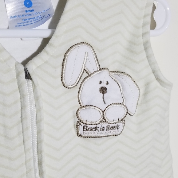 Halo Sleep Sack Bunny Chevron S 0-6m - Picture 3 of 4